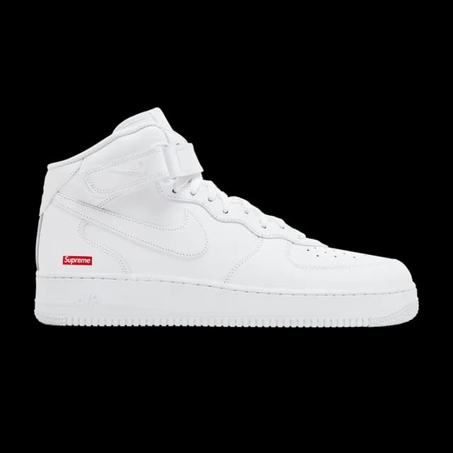 Nike Air Force 1 Box Logo - Triple White